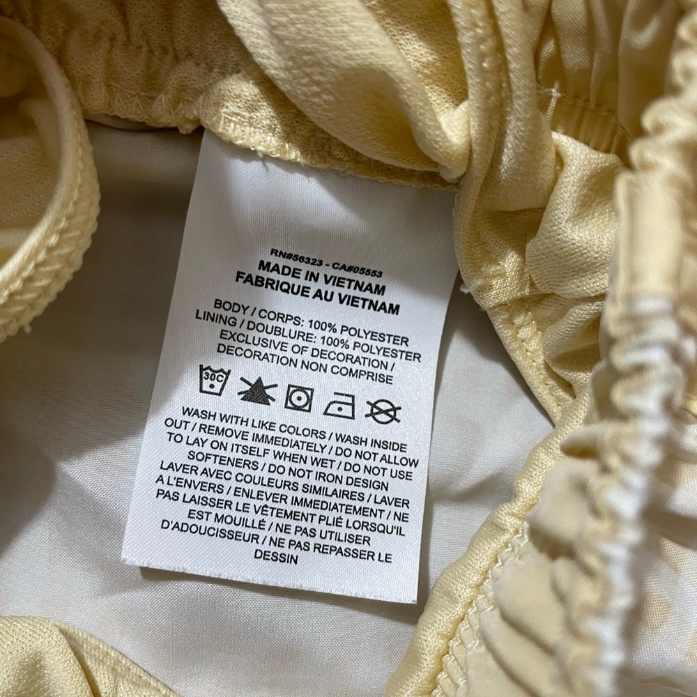 NIKE Yellow Gingham Shorts - Picture 7 of 12